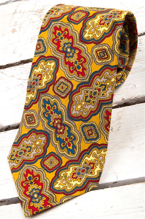 versace made in italy striped woven silk necktie|Silk tie Gianni Versace Multicolour in Silk .